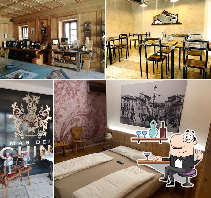 Gli interni di Mas dei Chini - Cantina, Ristorante e Agriturismo