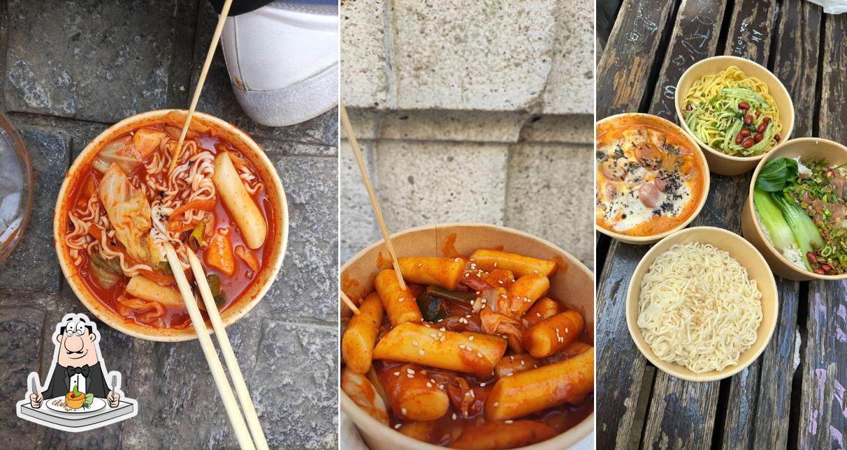 Cibo al 아줌마 떡볶이 - Ajumma Tteokbokki - Street Food Coreano