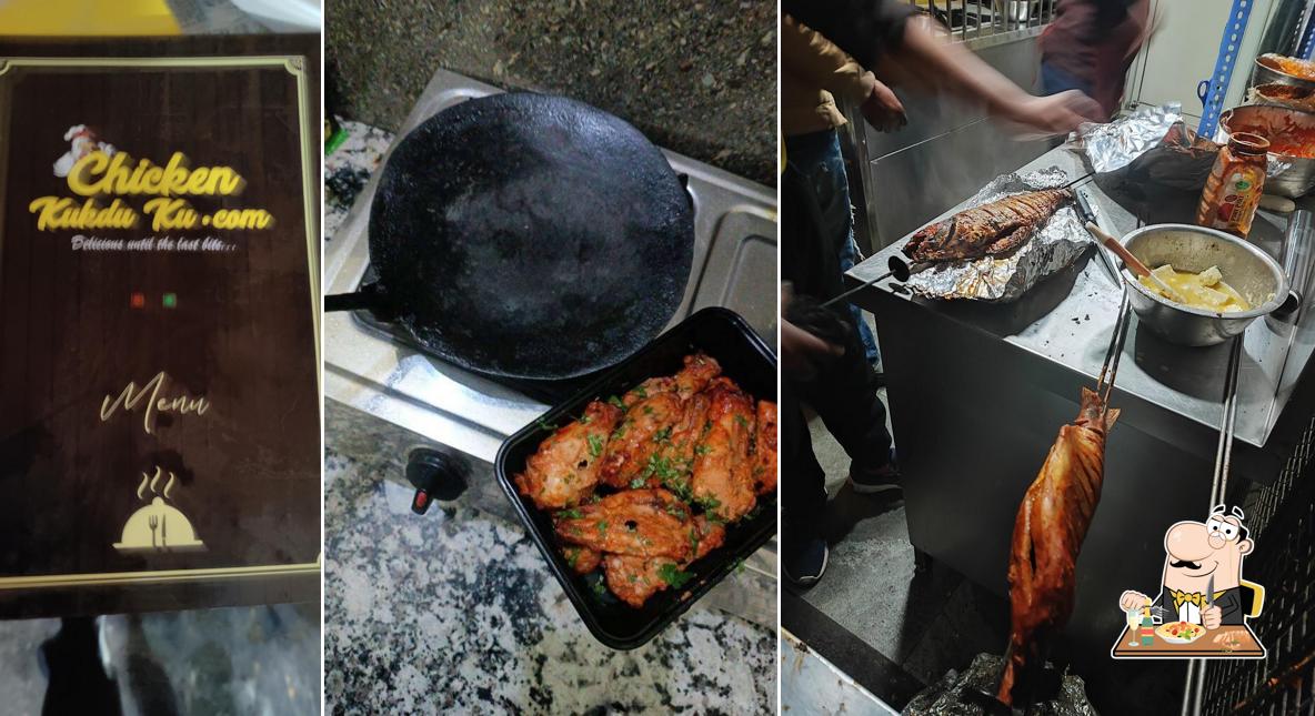 Food at Chicken kukdu ku