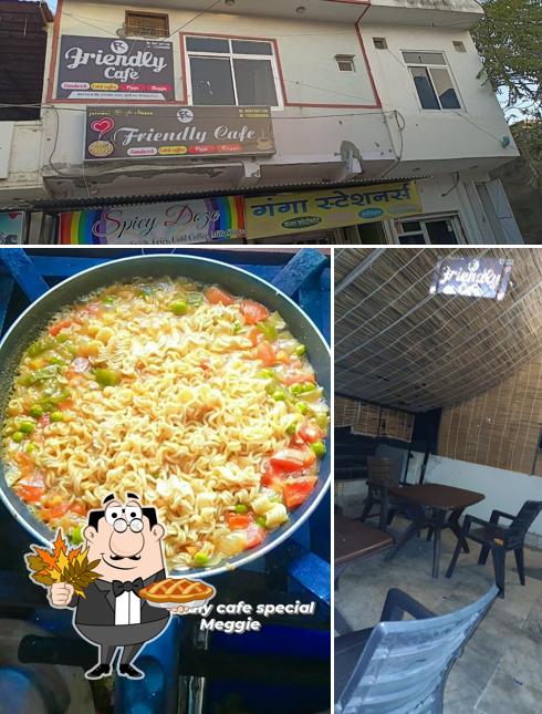See this picture of Friendly cafe