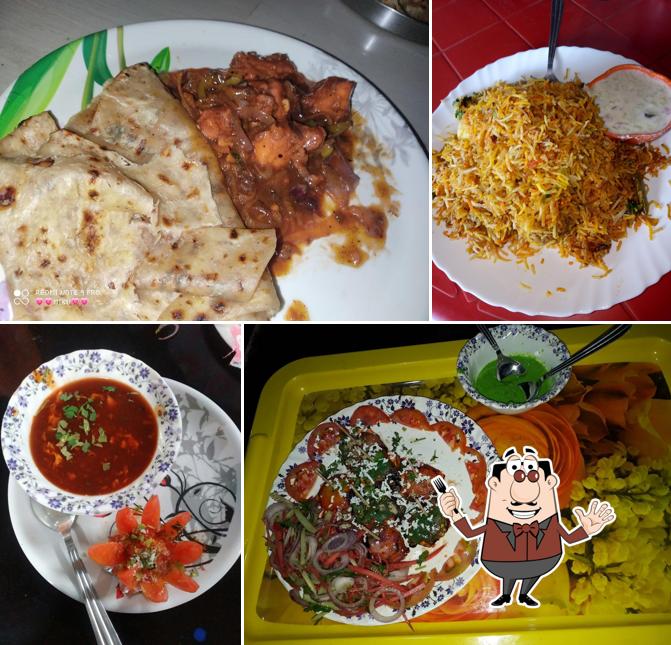Food at MANNAT RESTAURANT & DHABA.HOTEL BAHARAGORA