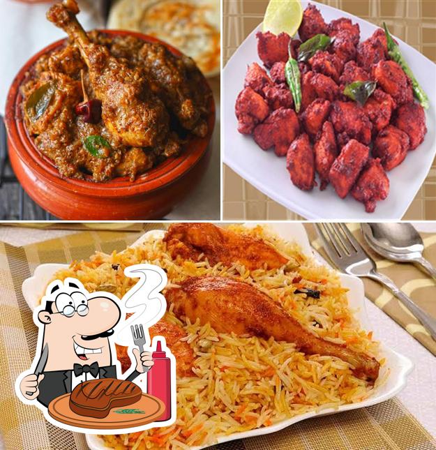 Pick meat dishes at Madurai devar mess