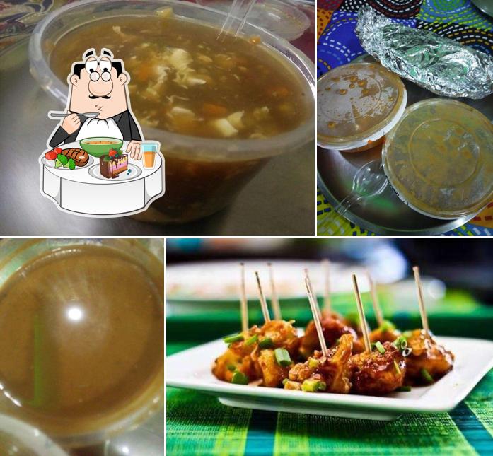 Hot and sour soup at Night food Schef NFS