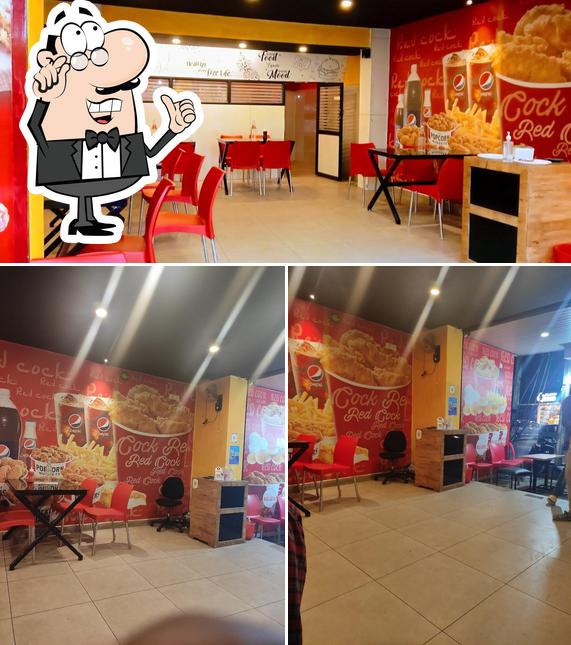 The interior of Red Cock Fried Chicken