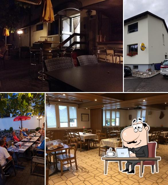 Gli interni di Restaurant Strand in Vinelz