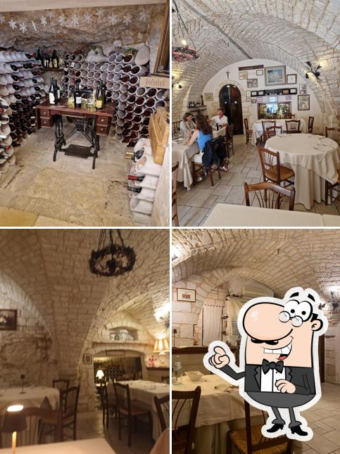 Gli interni di Taverna della Torre
