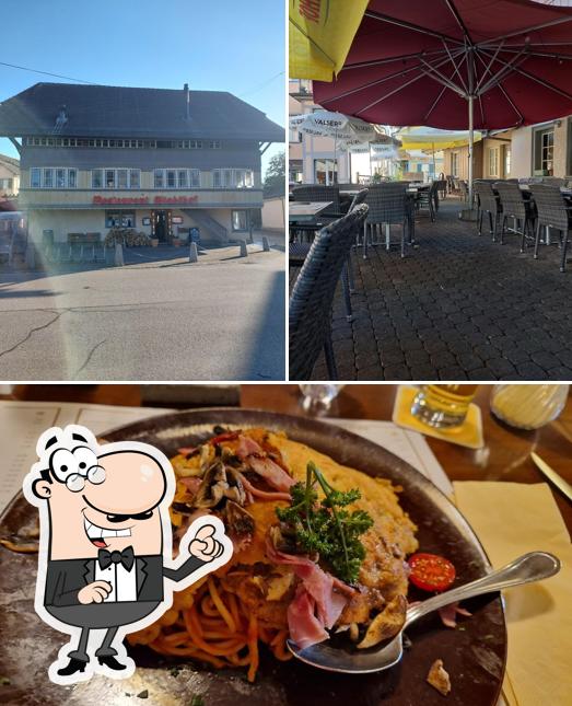 Dai un’occhiata alla foto che mostra la interni e cibo di Restaurant Stadthof