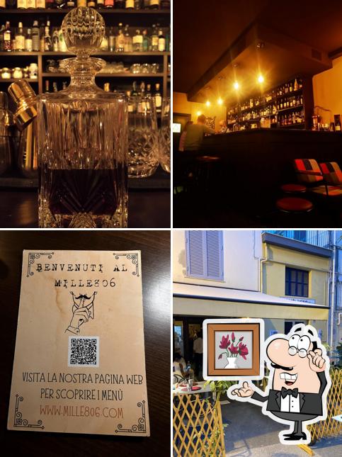 Gli interni di Mille806 Cocktail Restaurant