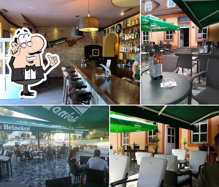 Dai un'occhiata agli interni di caffe bar JAZZbina