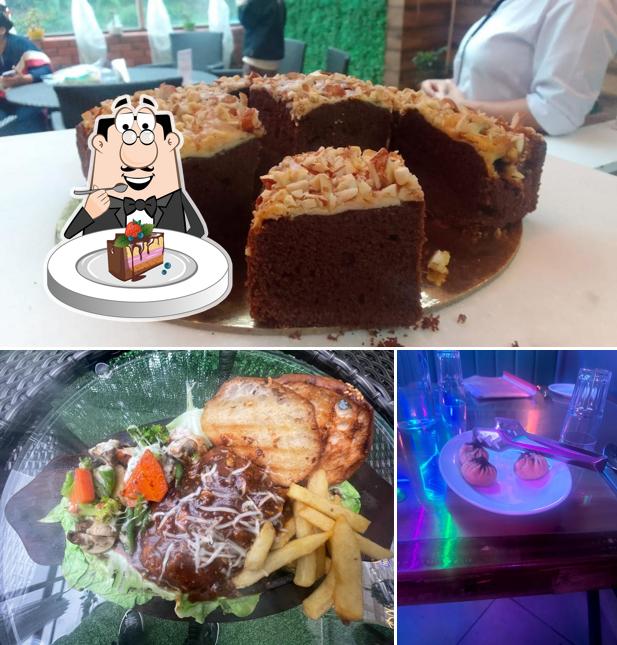 Chocolate cake at The cherry vibe/I Geyzing