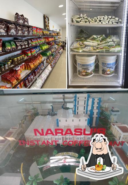 Food at Narasu's Coffee