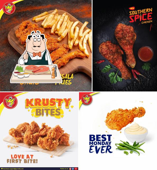 Fish and chips at Five Star Chicken Warangal