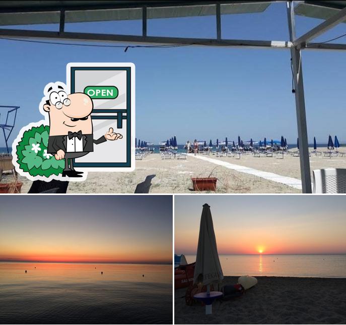 Goditi la vista dagli esterni di Salice Beach