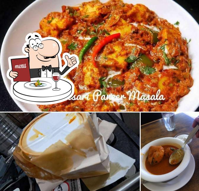 This is the picture showing food and beverage at Shree Krishna Veg Court