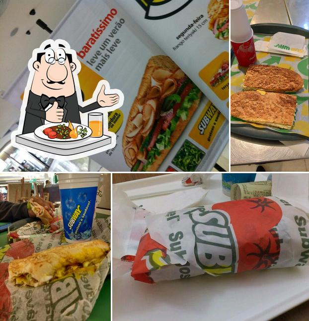 Platos en Subway