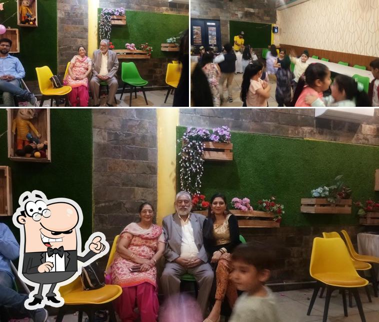 This is the photo depicting interior and food at Tibits Restaurant