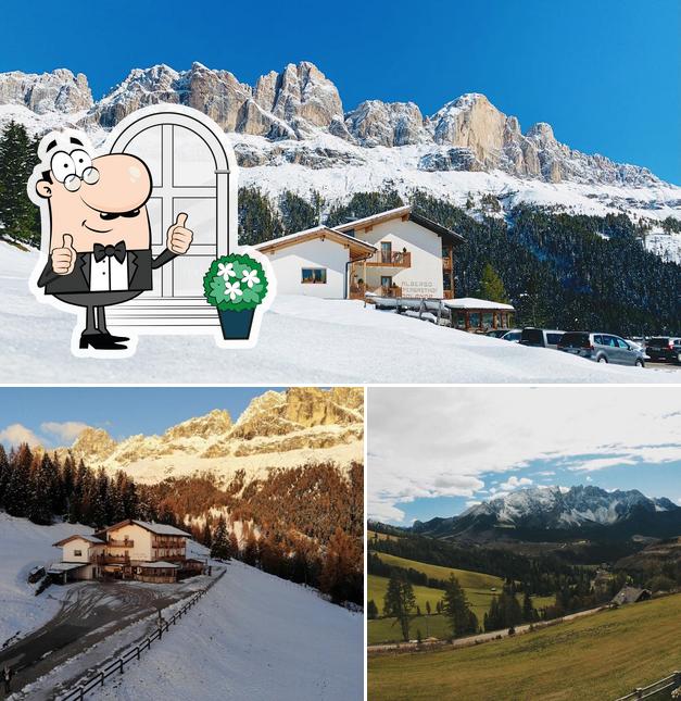 Goditi la vista dagli esterni di Albergo Jolanda