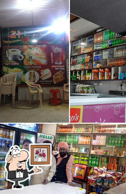 The interior of New Hello corner