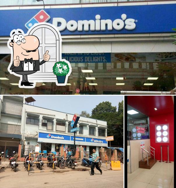 The exterior of Domino's Pizza Gundavali, Andheri East