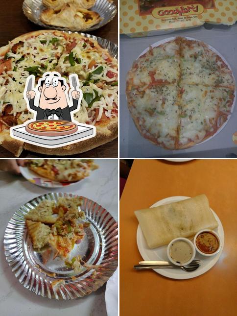 At Goody Land, you can get pizza