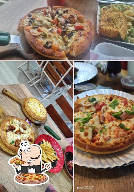 Try out pizza at Pepe's pizza