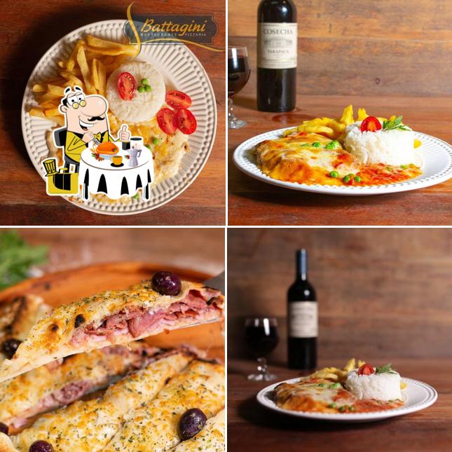 Comida em Battagini Restaurante e Pizzaria