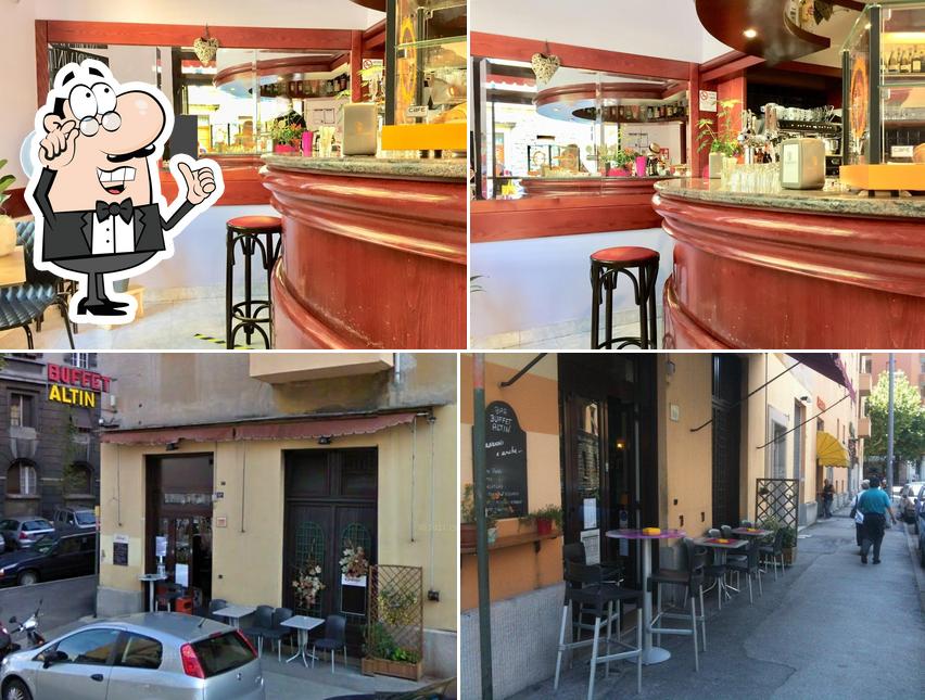 Gli interni di Buffet Altin
