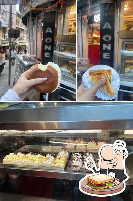 Grilled cheese sandwich at A-One Baker's and Confectioners