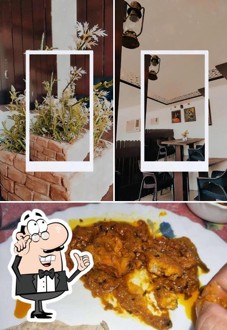 The picture of NILANJANA RESTAURANT ( THE MOON )’s interior and food