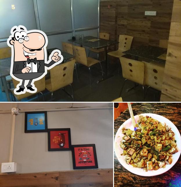 This is the photo displaying interior and meat at RANCHI RASOIYA