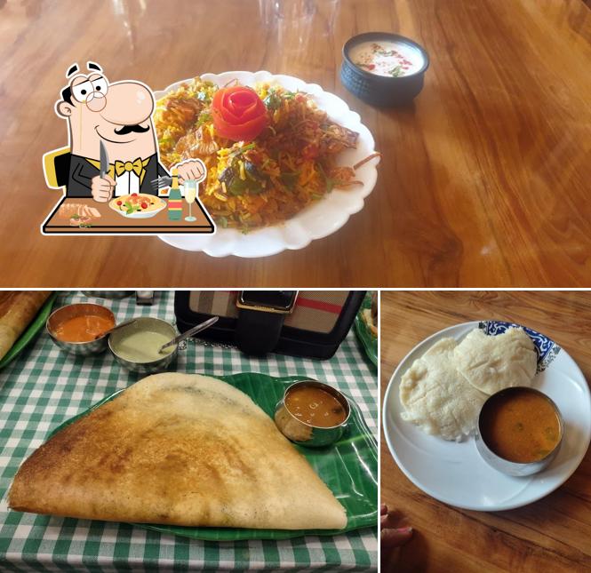Food at Udupi Restaurant Manali