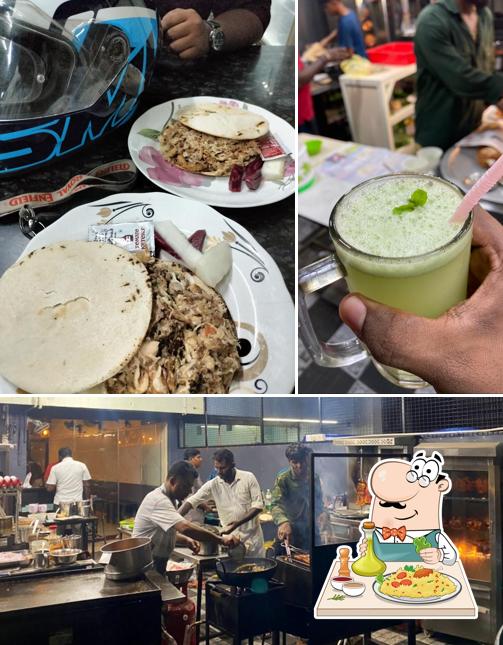 Take a look at the image showing food and interior at Amaan's Family Restaurant