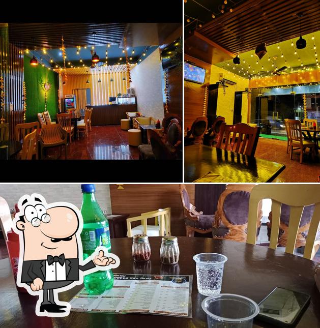 The interior of Pizza Pride Sawai Madhopur