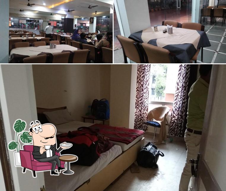 The interior of Hotel Jeevan