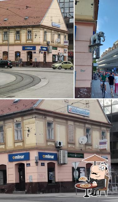 Goditi la vista dagli esterni di Mlinar