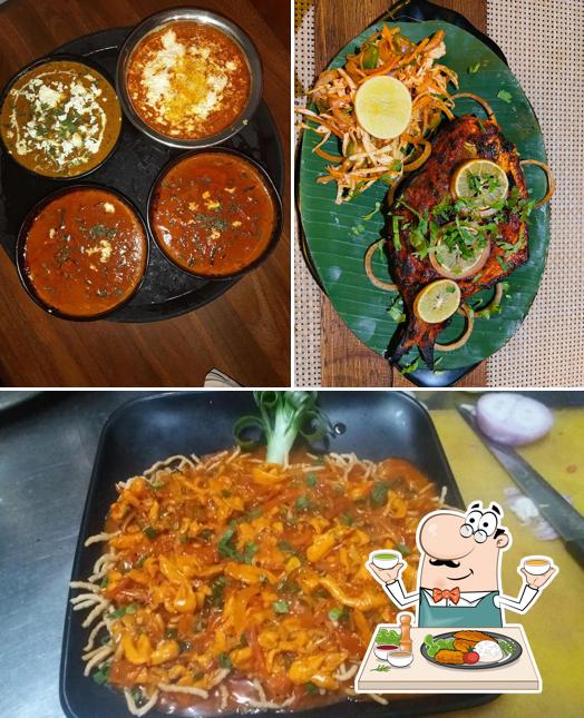 Food at Ocean grill