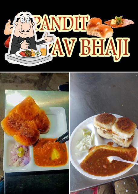 Food at Pandit Pav Bhaji
