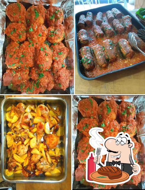 Prenditi i un pasto a base di carne a Pinseria Romana de' Zio