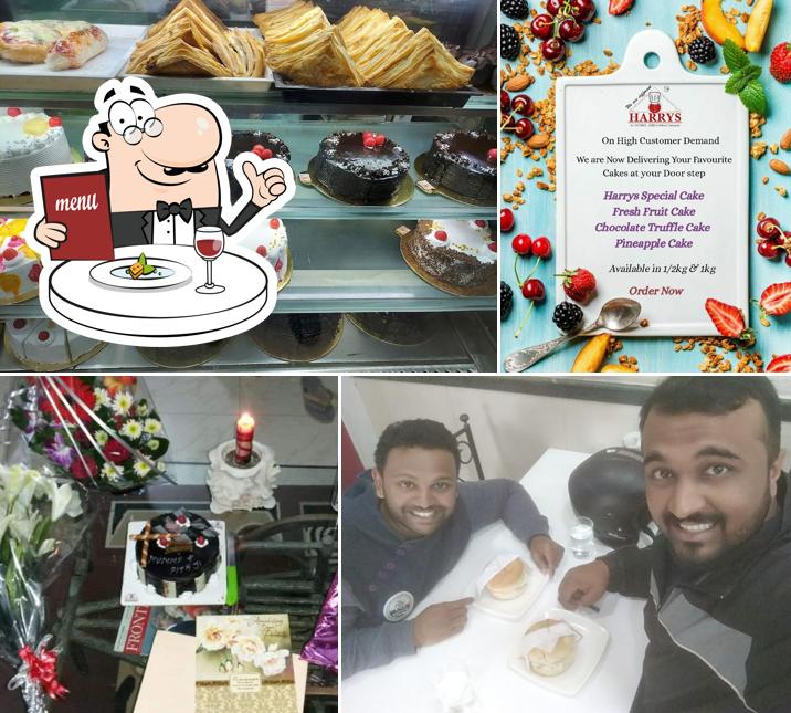 Food at Harrys Pastry Corner
