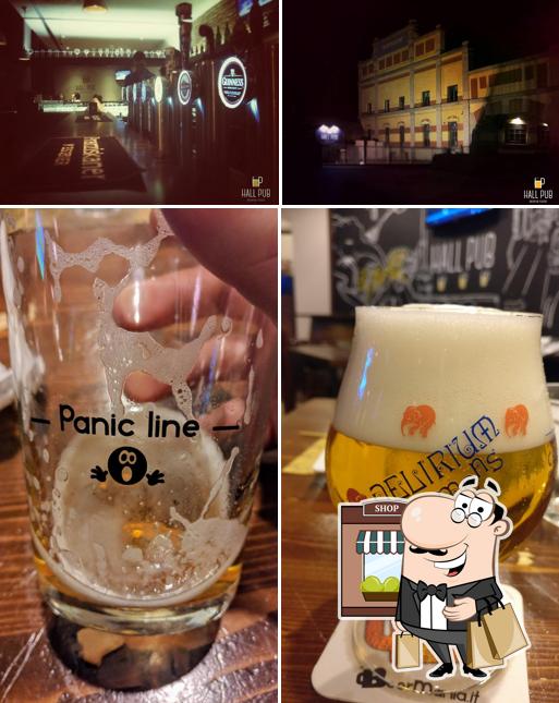Questa è la immagine che mostra la esterno e bevanda di Hall Pub - Romano