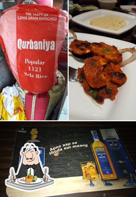 Take a look at the image depicting food and alcohol at Sharmili Family Restaurant & Bar