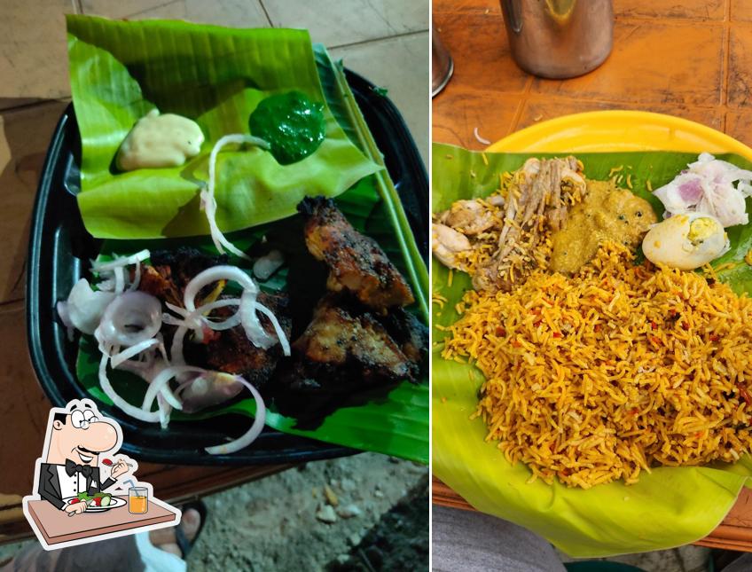 Food at 7 Mani Briyani , Madurai Bybass