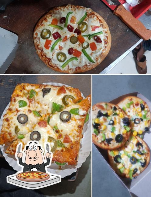 Pick pizza at Apunka Adda