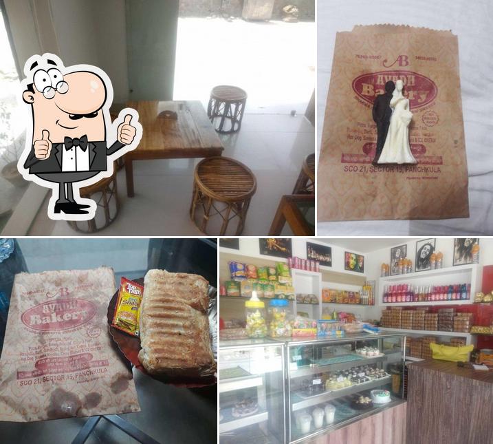 See this picture of Avadh Bakery