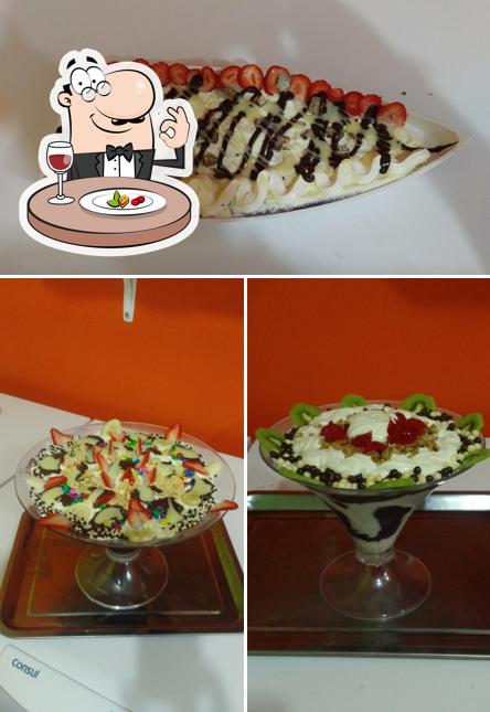 Banana split em Frutos de Goiás