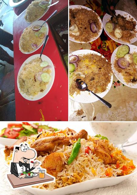 Food at Haji Kolkata Biriyani