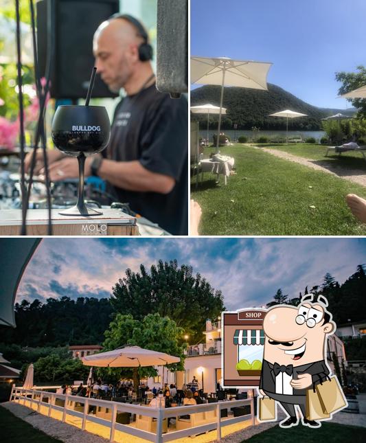 Gli esterni di Molo21 - Beach Club Piediluco