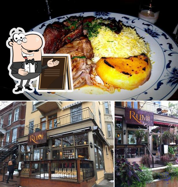 Vérifiez la photo représentant la extérieur et nourriture concernant Rumi Restaurant
