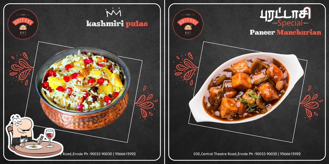 Food at The Briyani Hut Erode