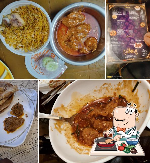 Chicken curry at Soujanya Restaurant